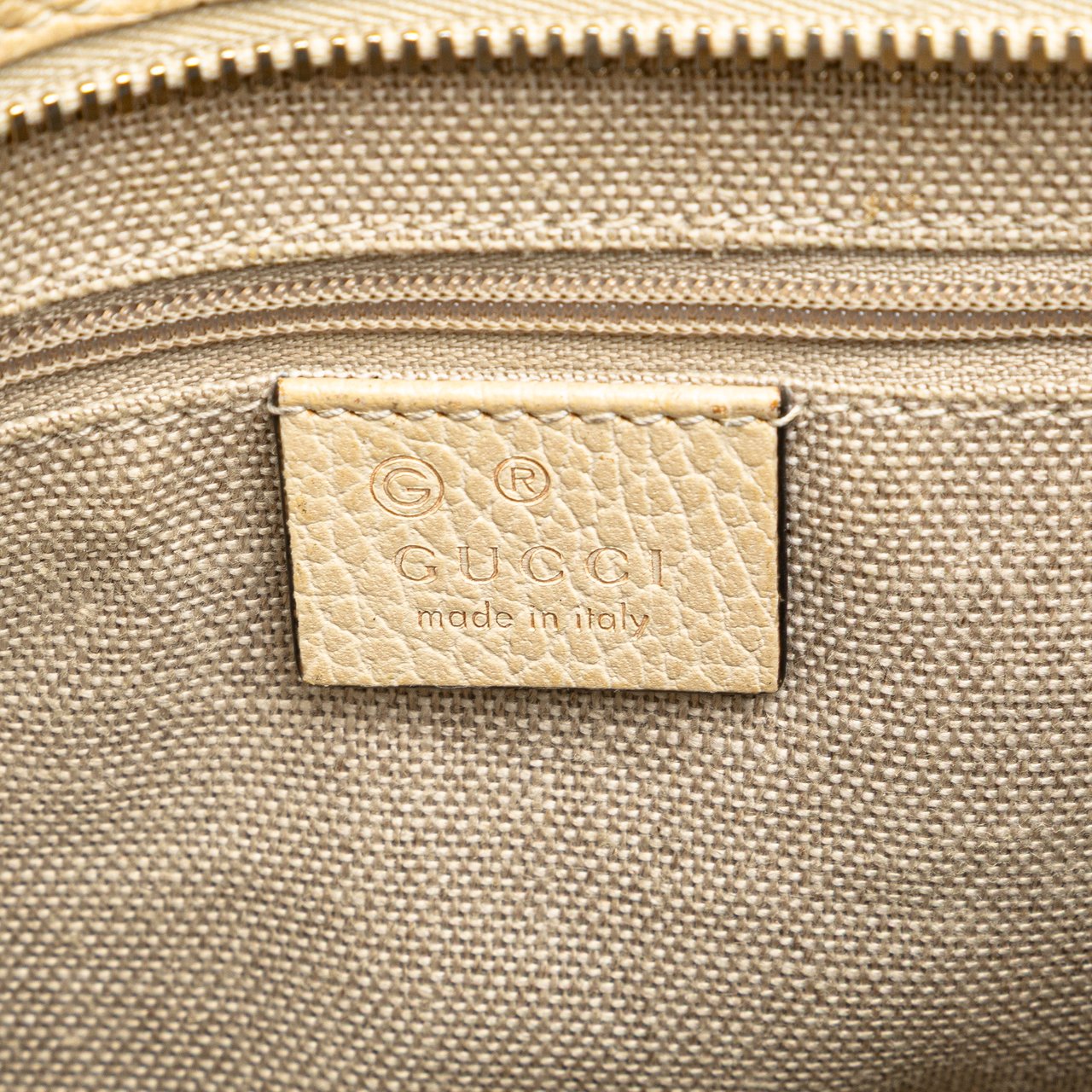 Gucci Small GG Canvas Bree Satchel Bruin