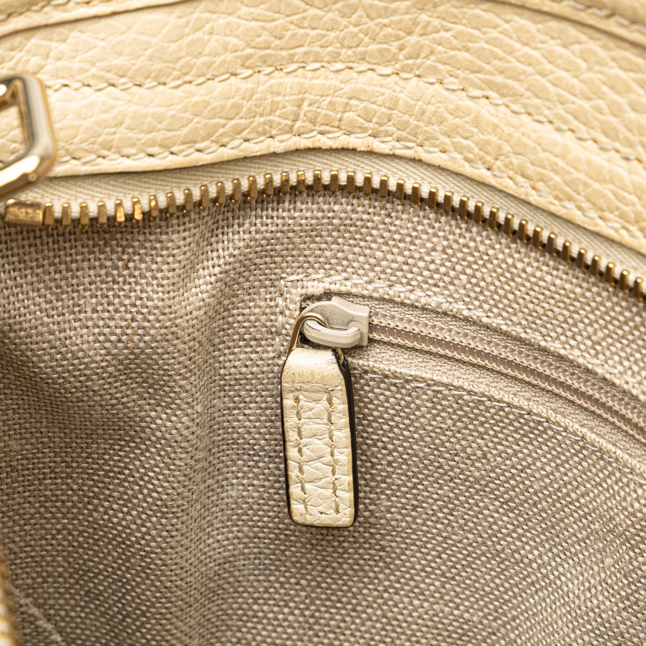Gucci Small GG Canvas Bree Satchel Bruin