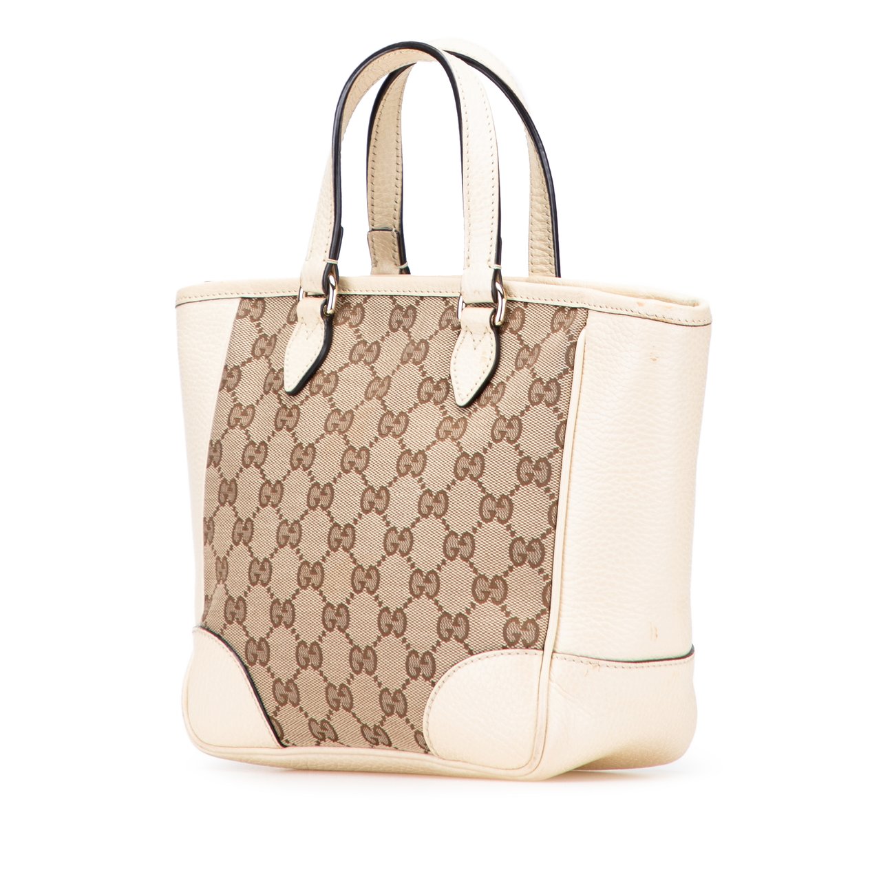 Gucci Small GG Canvas Bree Satchel Bruin