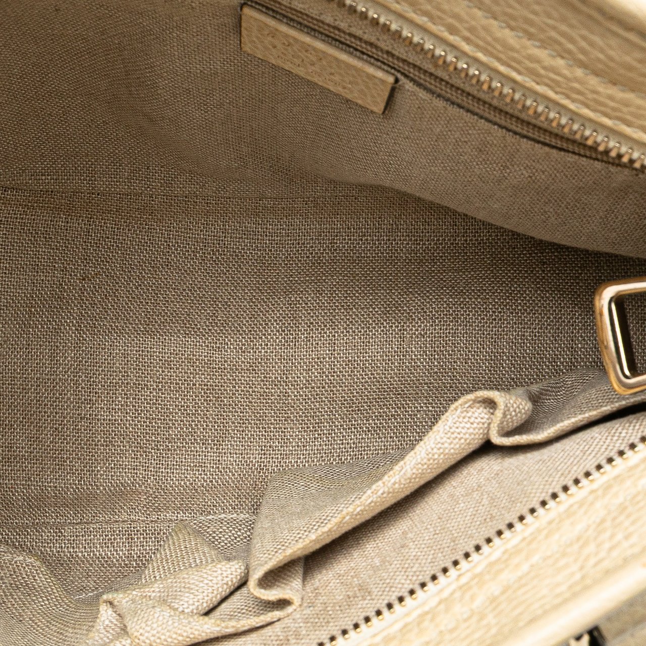 Gucci Small GG Canvas Bree Satchel Bruin