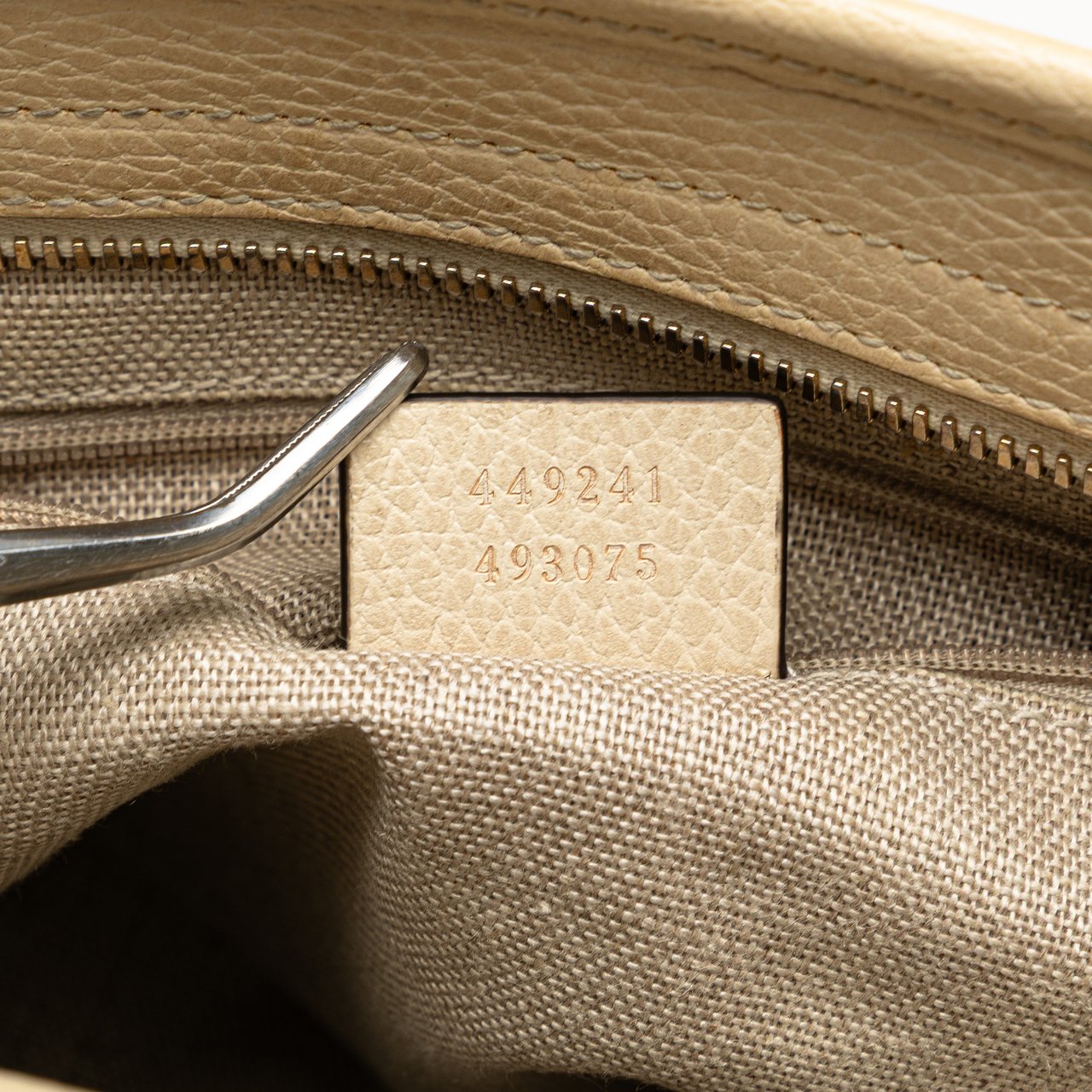 Gucci Small GG Canvas Bree Satchel Bruin