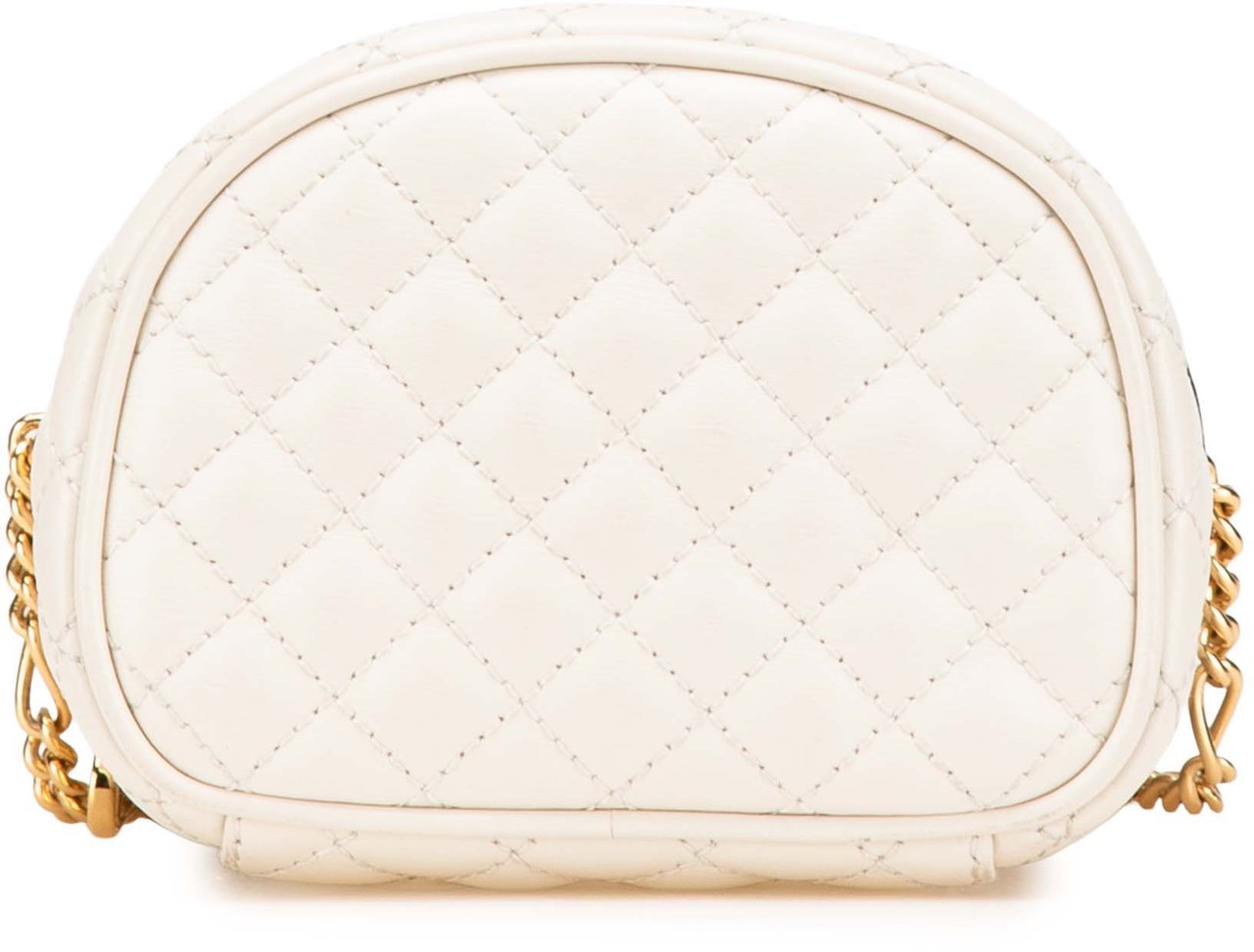 Gucci Calfskin Trapuntata Zumi Convertible Bag Wit