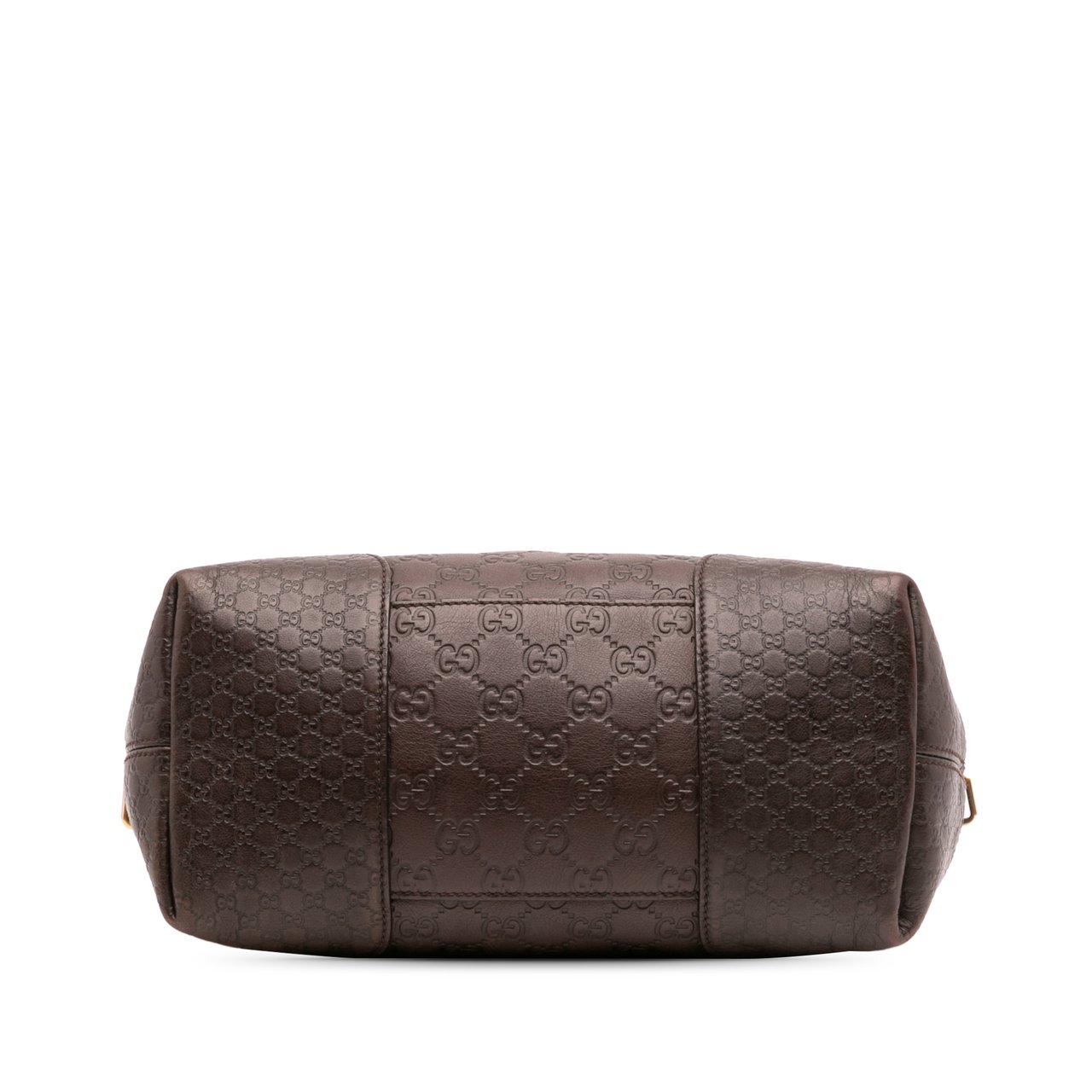 Gucci Medium Guccissima Bree Fold Over Tote Bruin