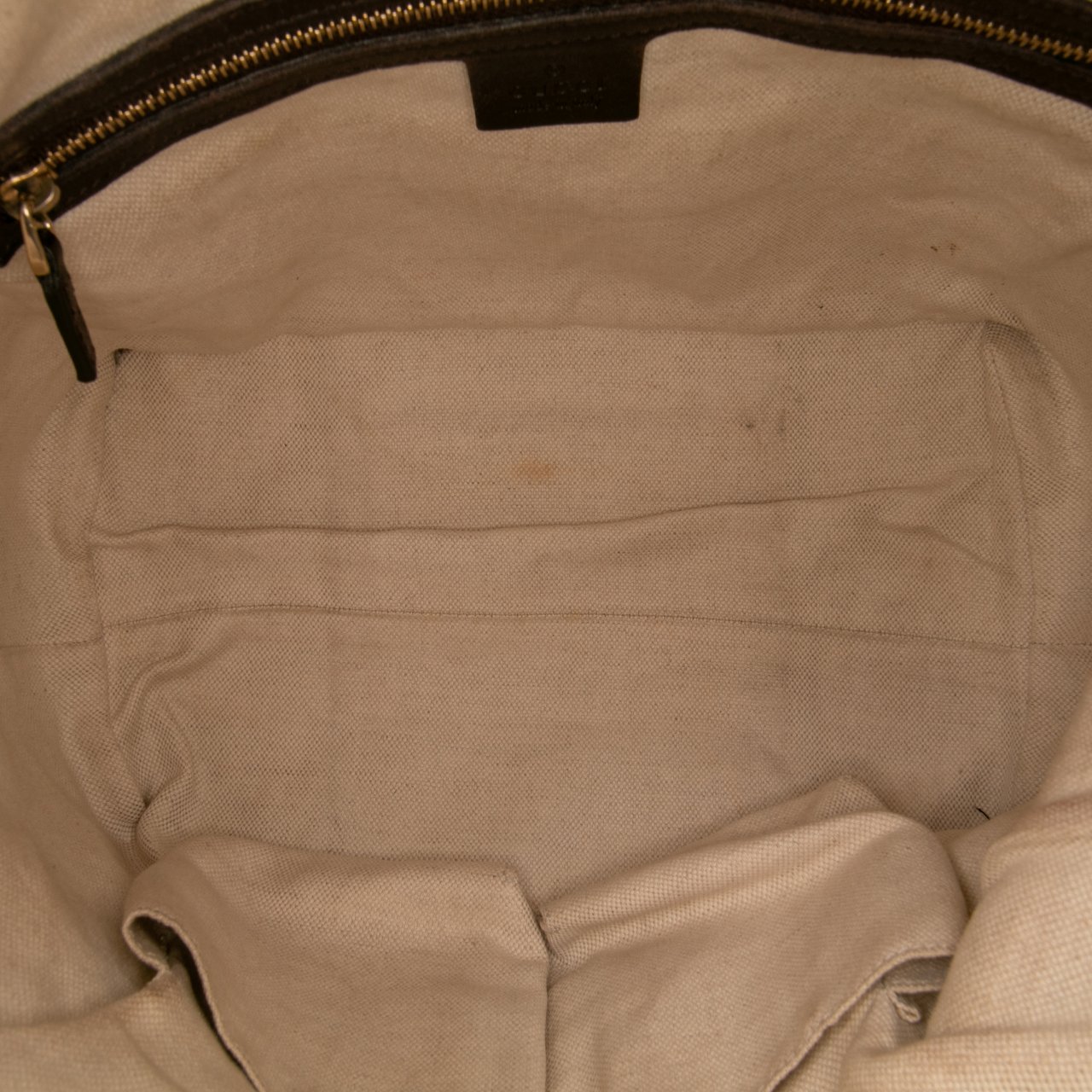 Gucci Medium Guccissima Bree Fold Over Tote Bruin