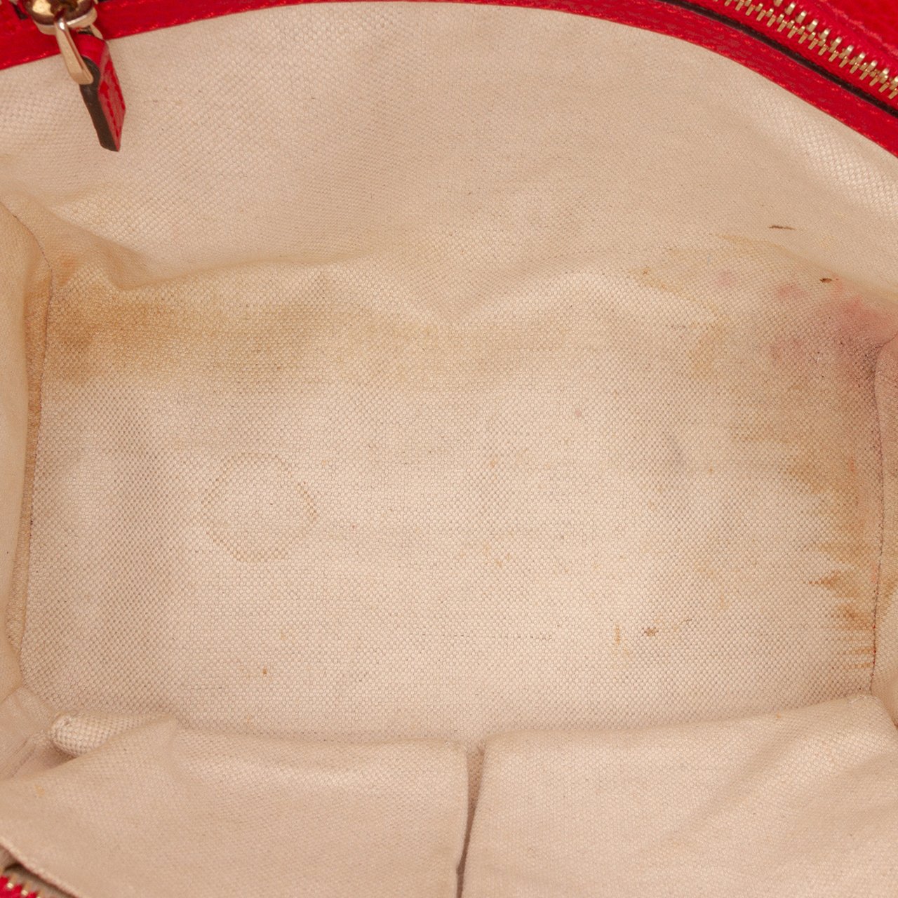 Gucci Mini Leather Swing Satchel Rood