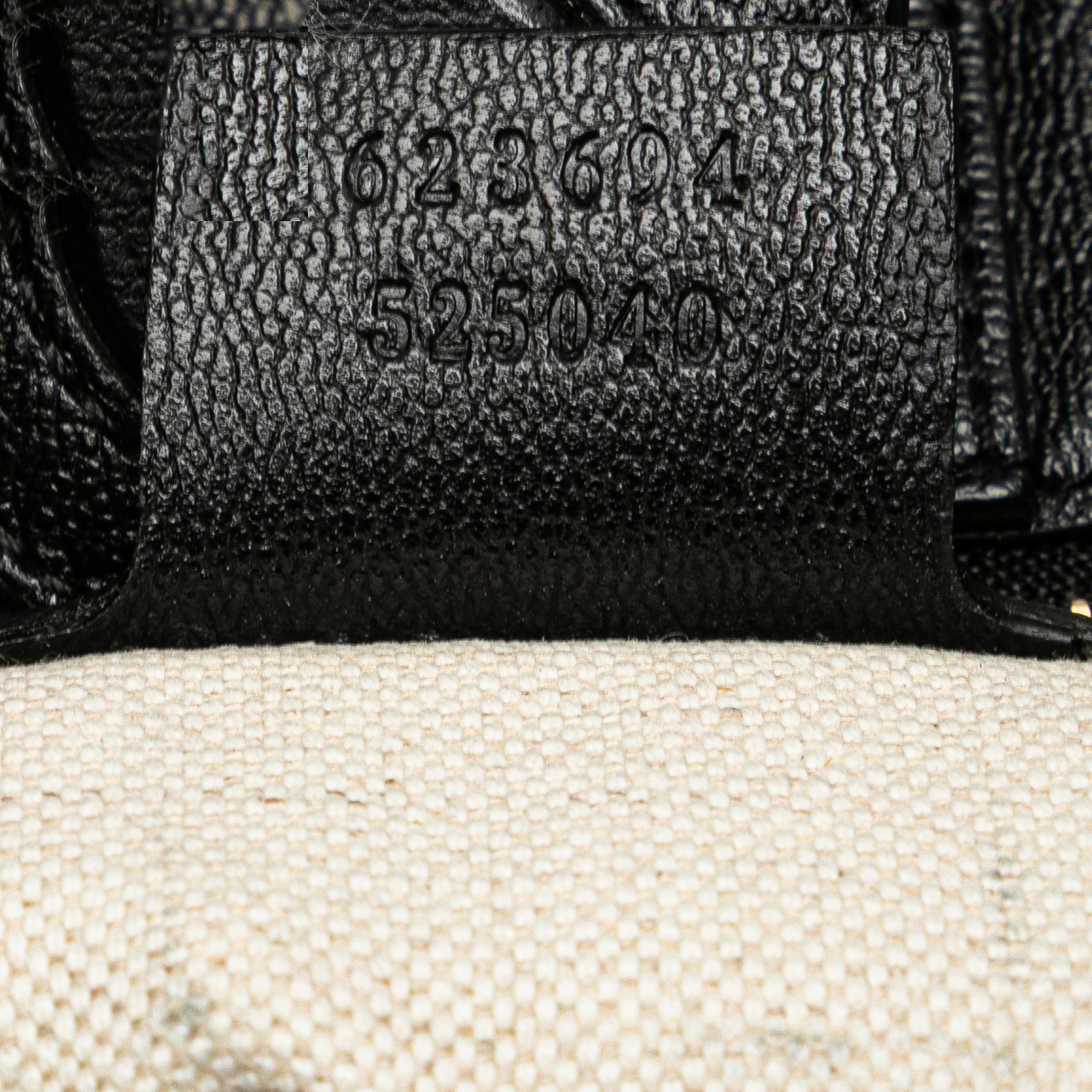 Gucci Medium Leather Horsebit 1955 Tote Zwart
