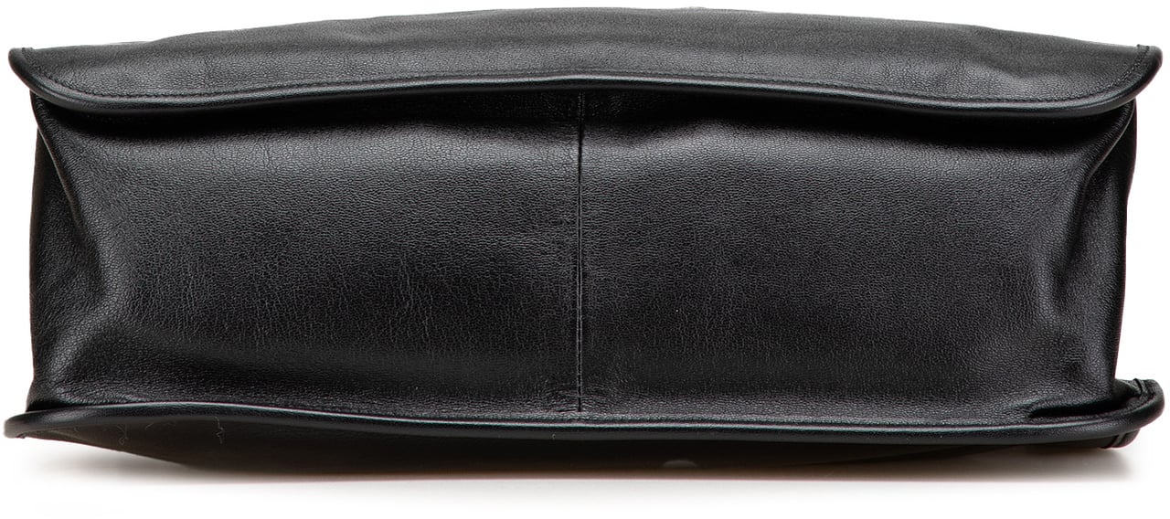 Gucci Medium Leather Horsebit 1955 Tote Zwart
