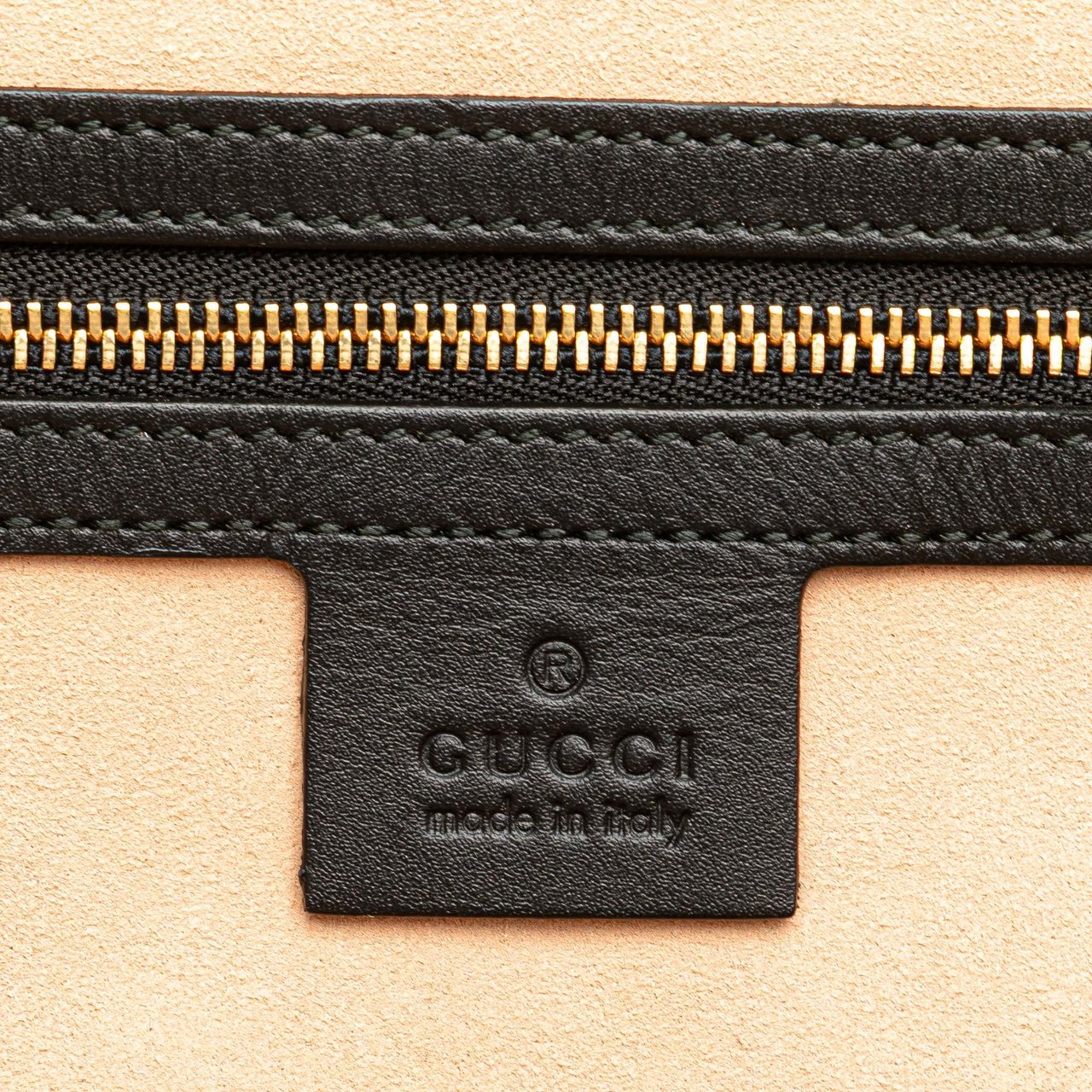 Gucci Medium Suede Ophidia Web Dome Satchel Zwart
