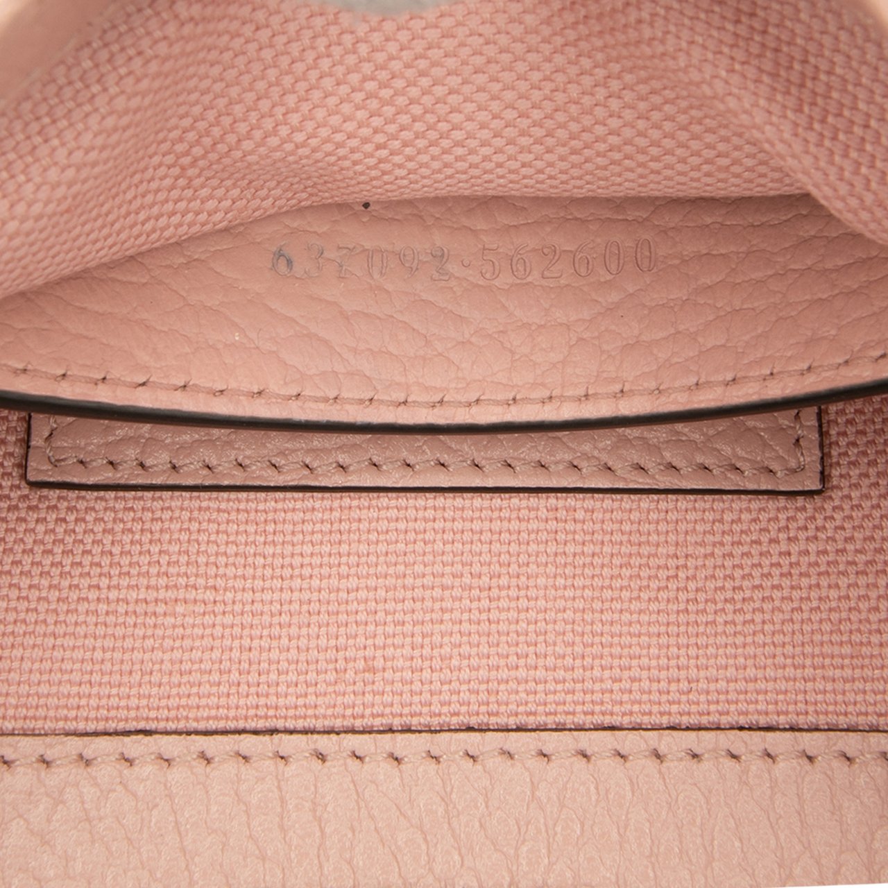 Gucci Limited Edition Mini GG Denim Embroidered Floral Jackie 1961 Crossbody Blauw