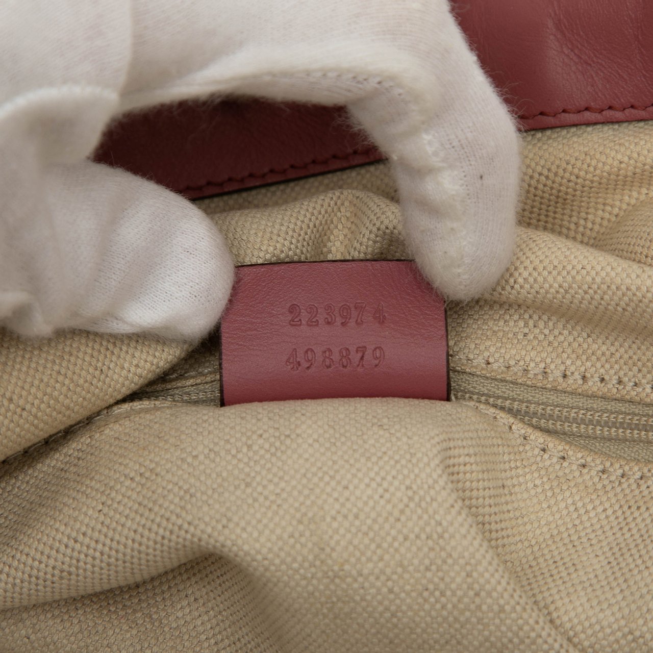 Gucci GG Canvas Sukey Satchel Bruin