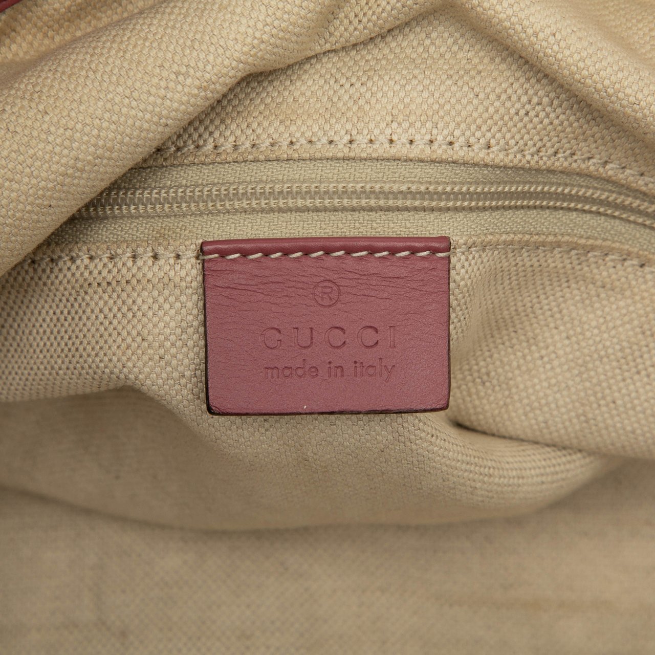 Gucci GG Canvas Sukey Satchel Bruin