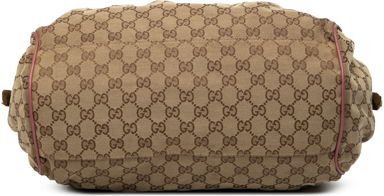 Gucci GG Canvas Sukey Satchel Bruin
