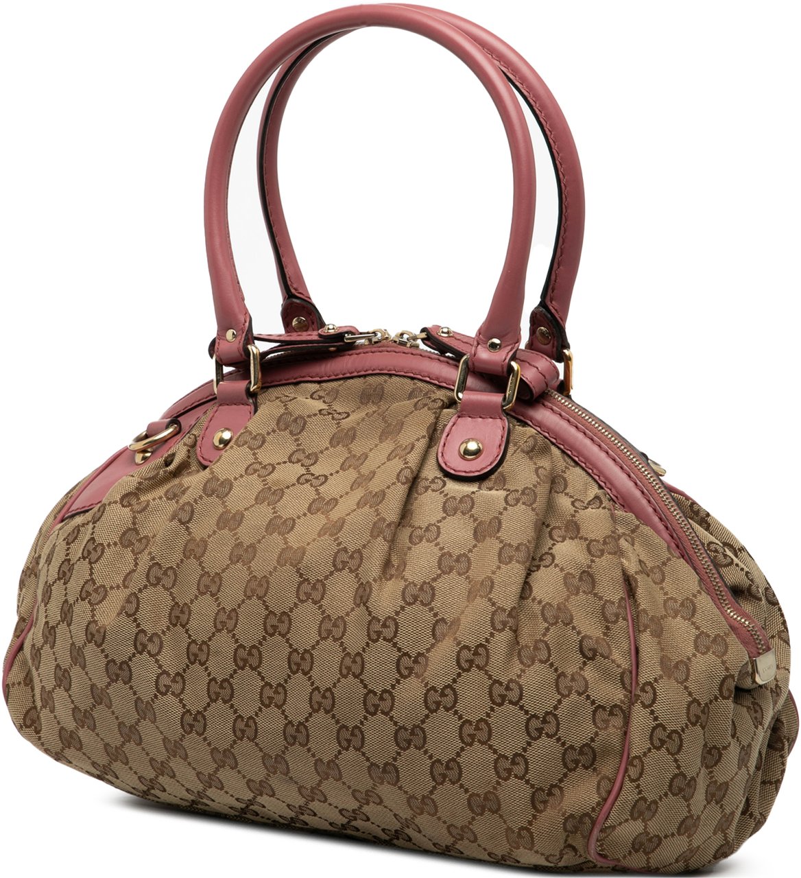 Gucci GG Canvas Sukey Satchel Bruin