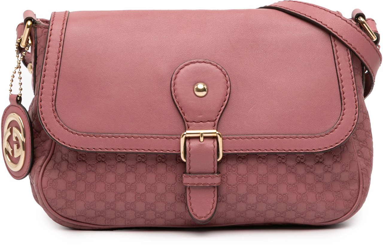 Gucci Microguccissima Sukey Crossbody Roze