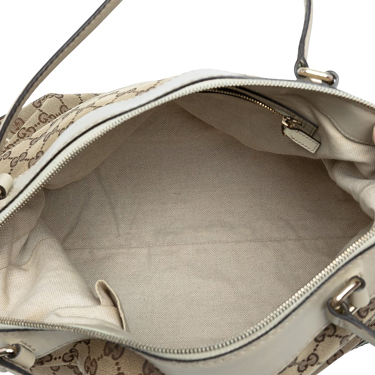 Gucci GG Canvas Web Mayfair Satchel Bruin