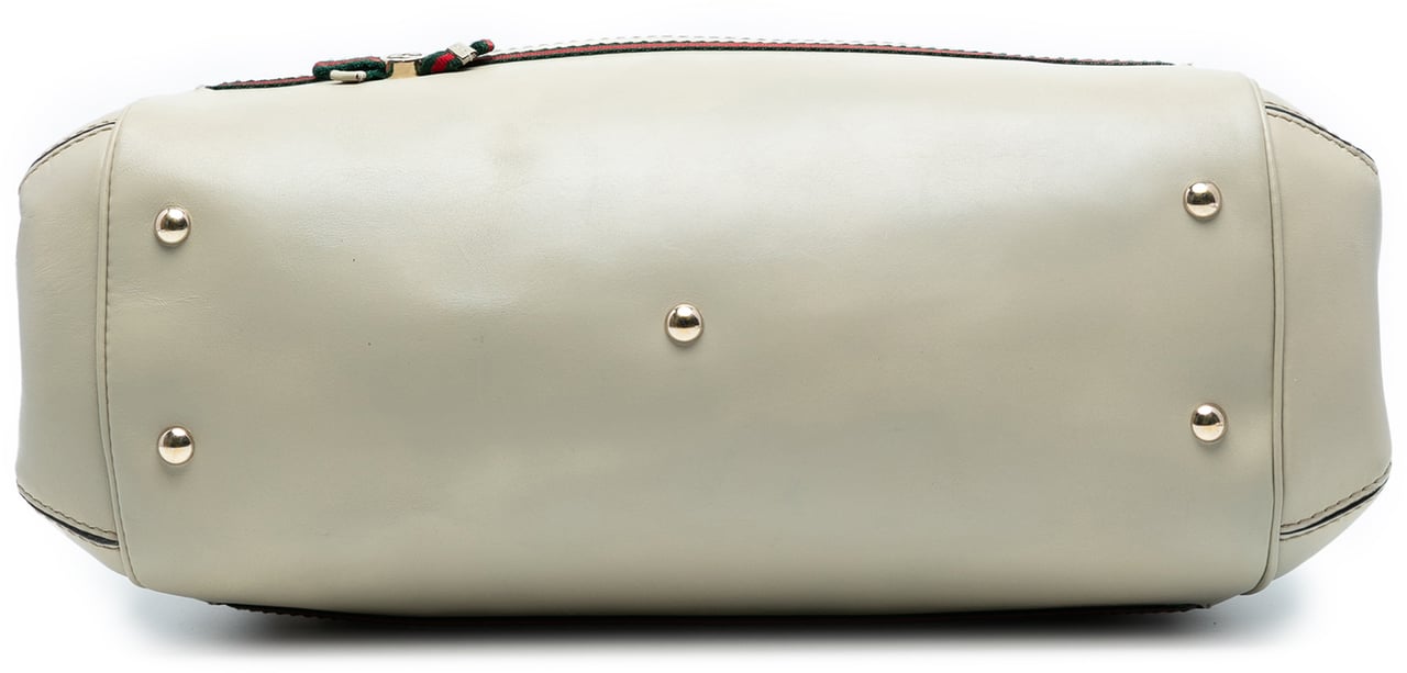 Gucci GG Canvas Web Mayfair Satchel Bruin