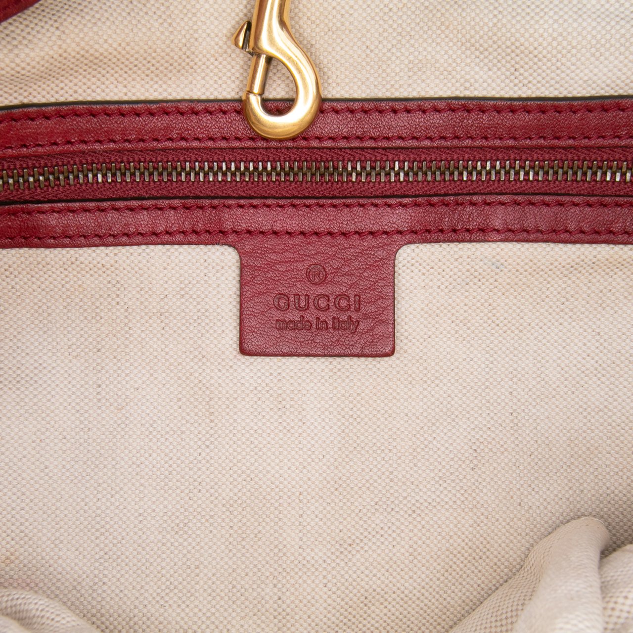 Gucci GG Canvas Twins Tote Bruin