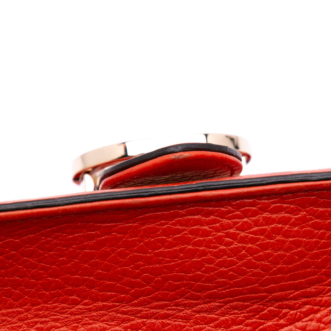 Gucci Small Dollar Calfskin Interlocking G Crossbody Oranje