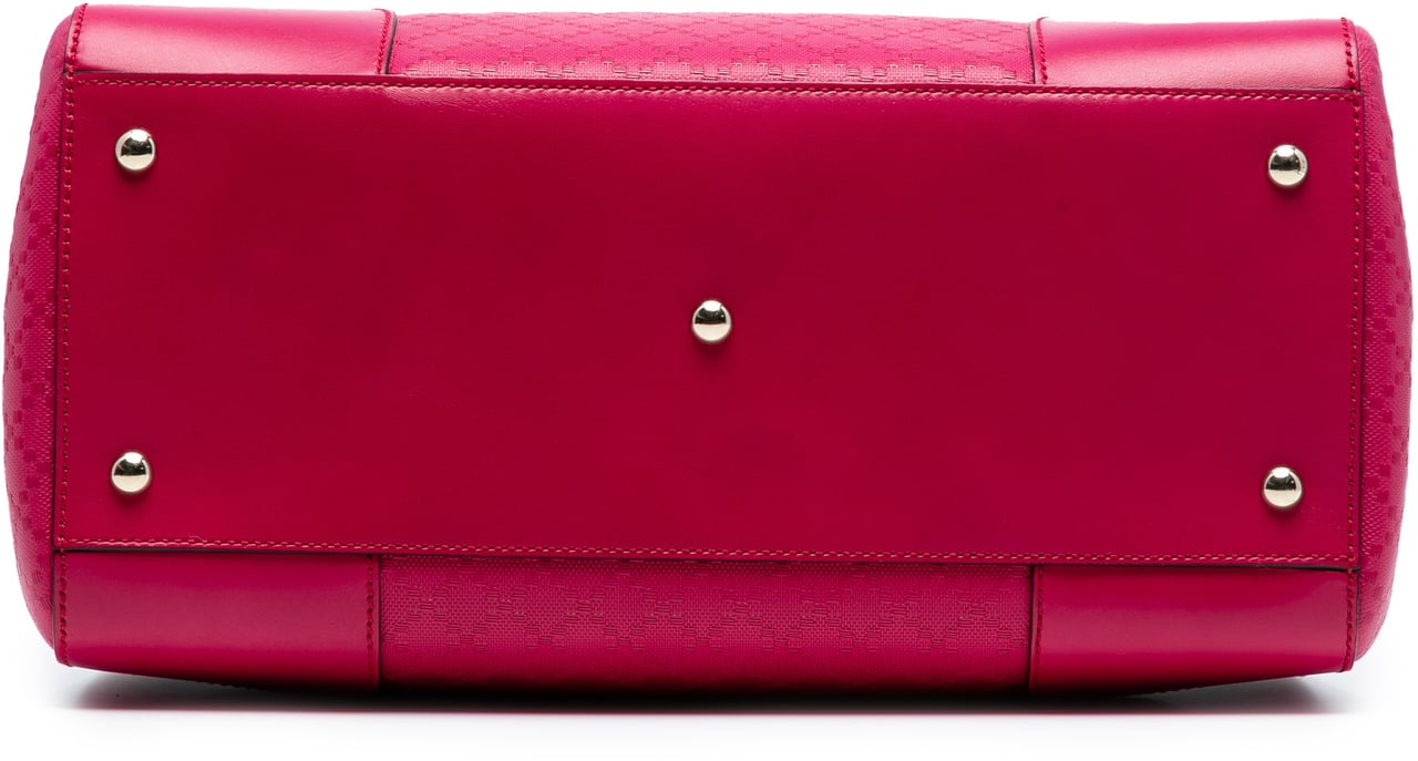 Gucci Medium Diamante Leather Hilary Lux Tote Roze