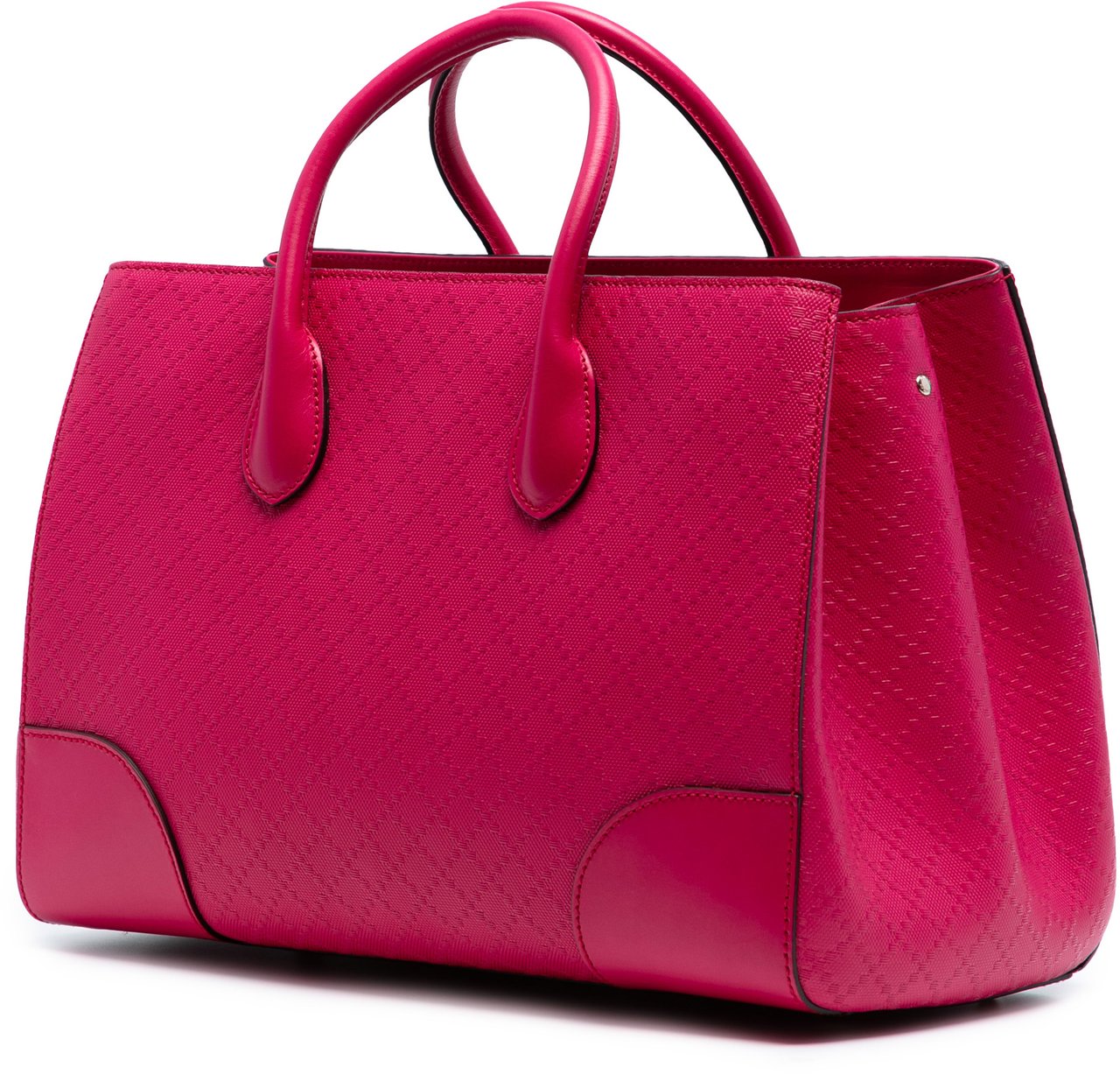 Gucci Medium Diamante Leather Hilary Lux Tote Roze
