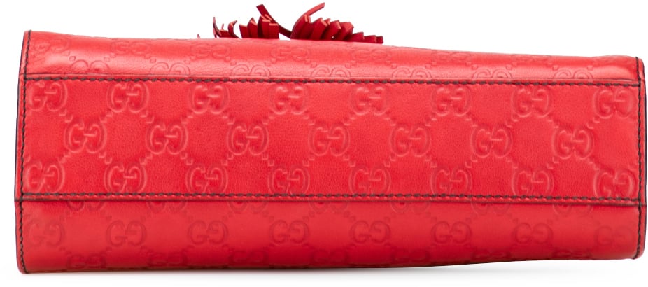 Gucci Small Guccissima Emily Shoulder Bag Rood