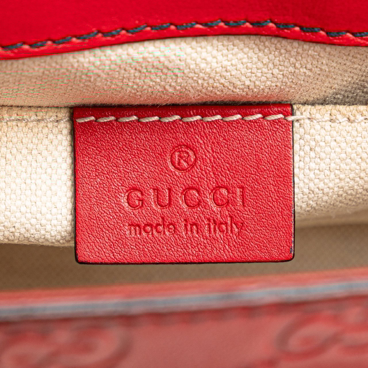Gucci Small Guccissima Emily Shoulder Bag Rood