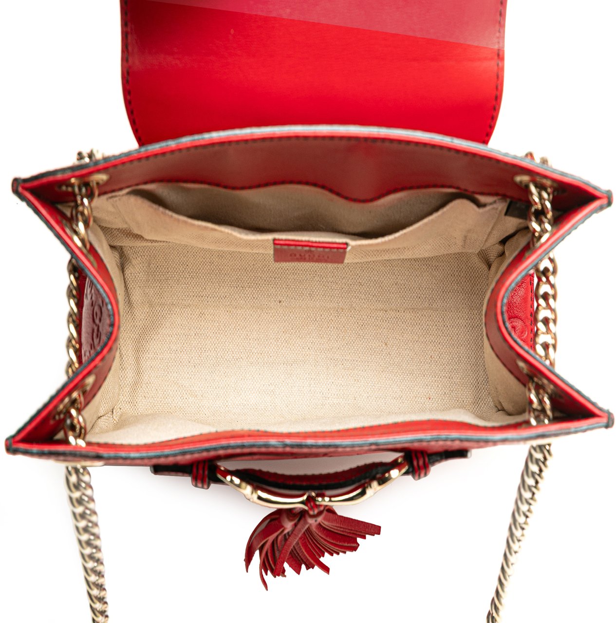 Gucci Small Guccissima Emily Shoulder Bag Rood