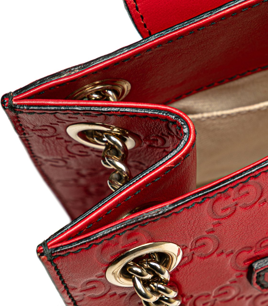 Gucci Small Guccissima Emily Shoulder Bag Rood