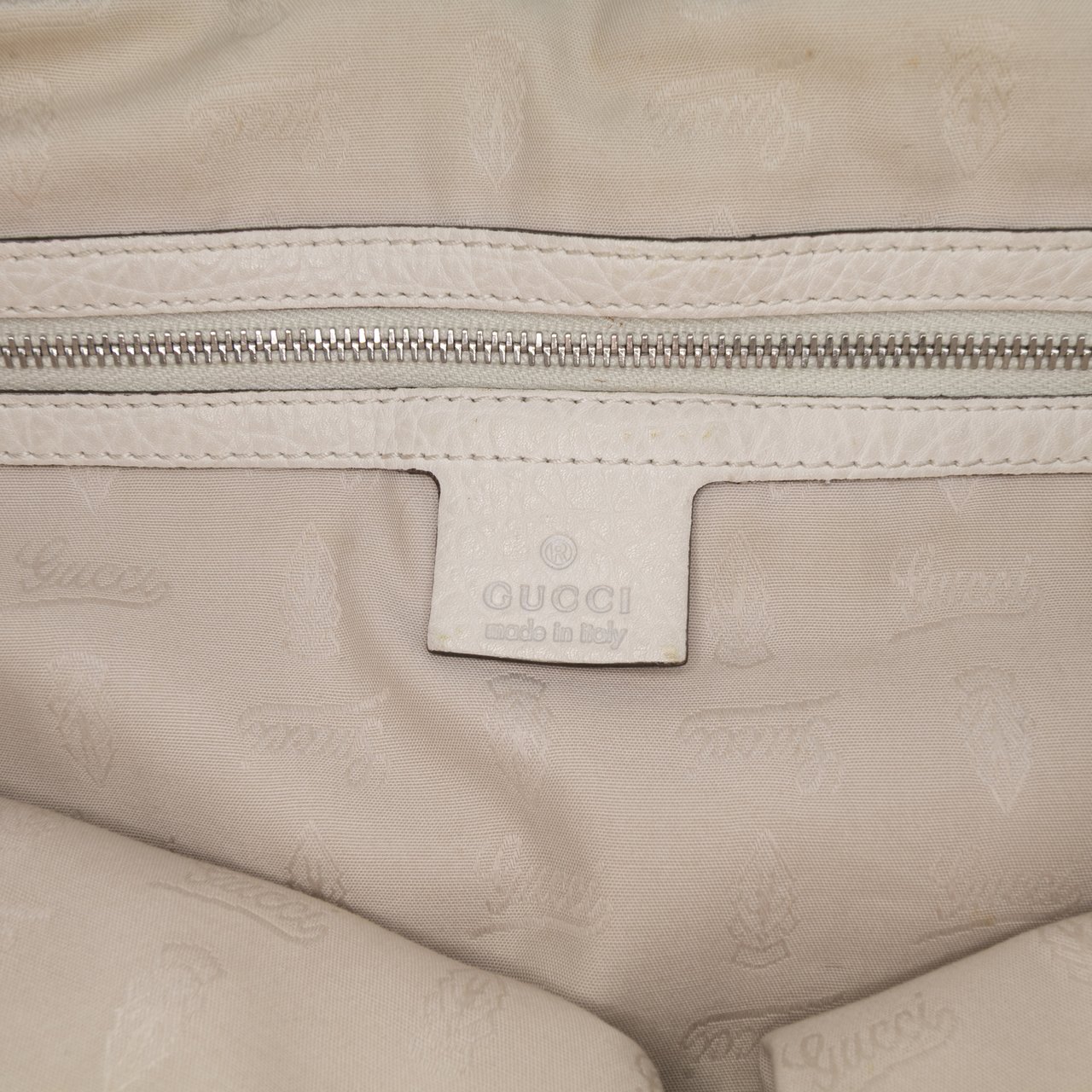 Gucci Medium GG Canvas Bamboo Libeccio Tote Bruin