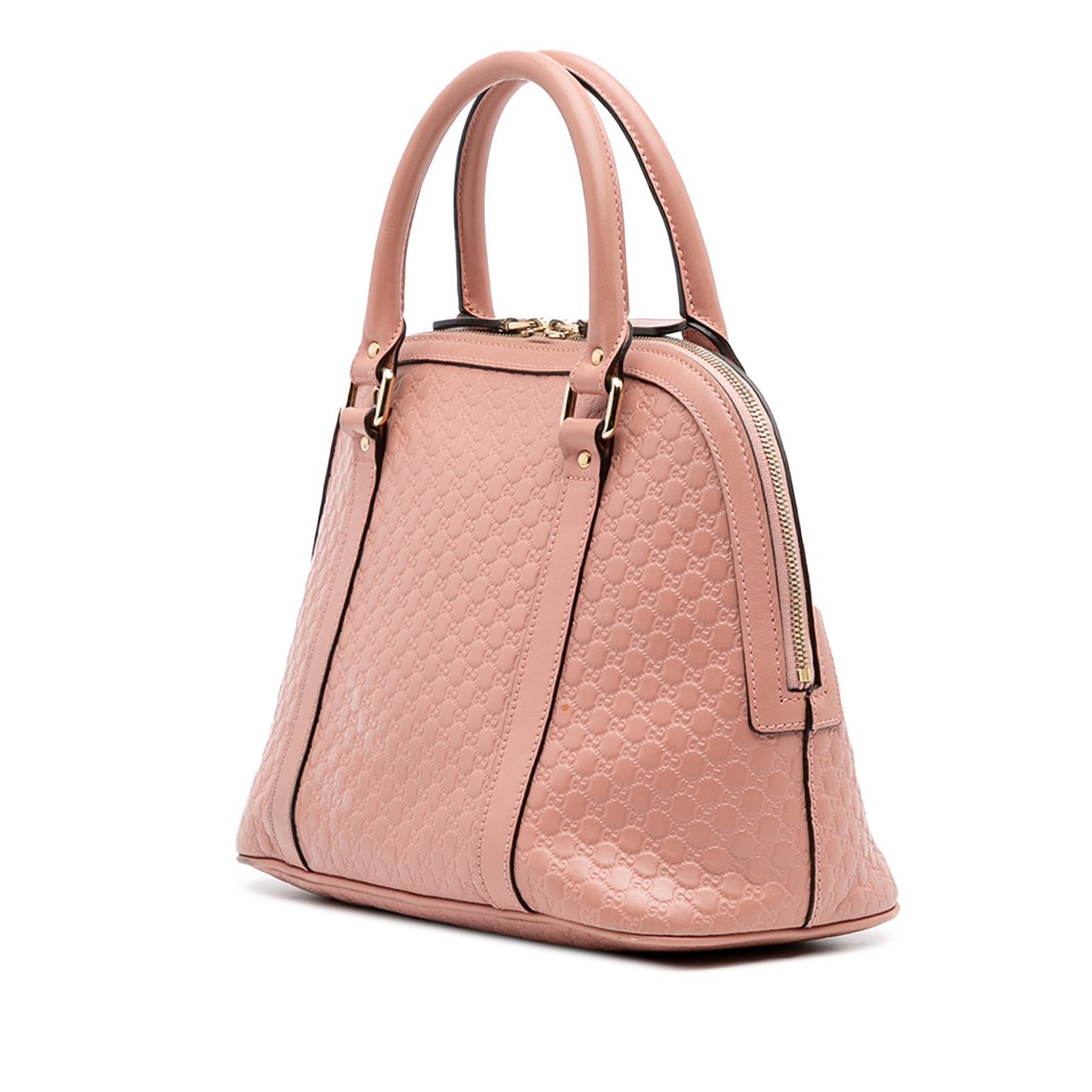 Gucci Medium Microguccissima Dome Satchel Roze