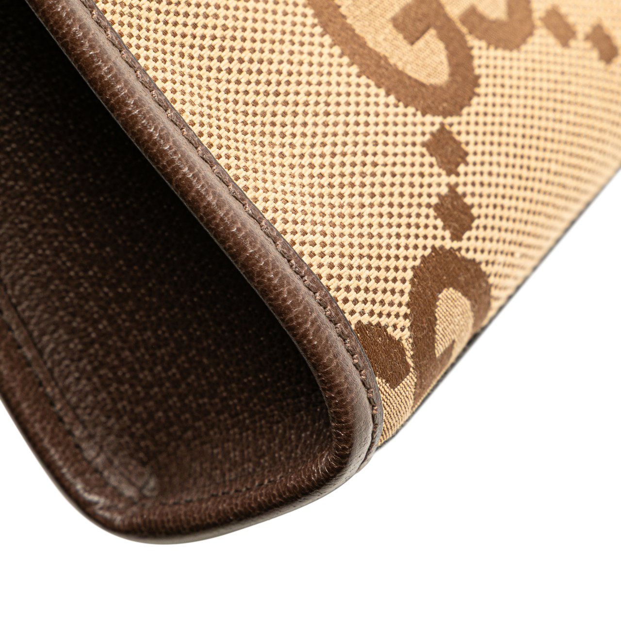 Gucci Mini Jumbo GG Canvas Web Satchel Bruin