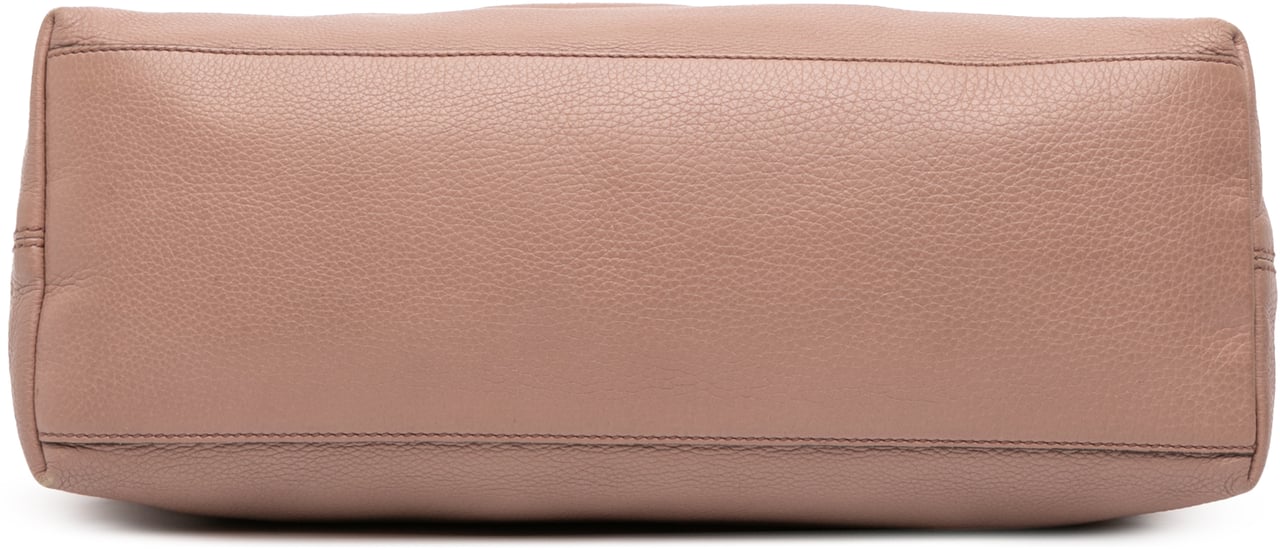 Gucci Medium Leather Soho Chain Tote Roze