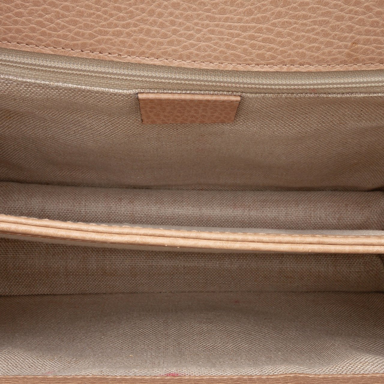 Gucci Medium Dollar Calfskin Interlocking G Crossbody Bruin