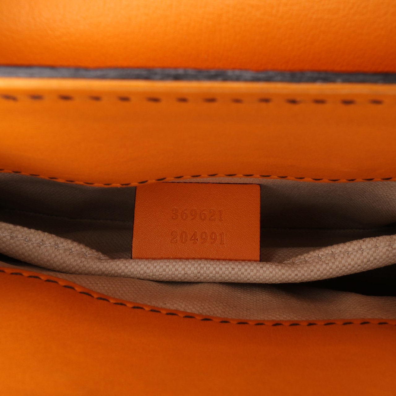 Gucci Small Guccissima Emily Shoulder Bag Oranje