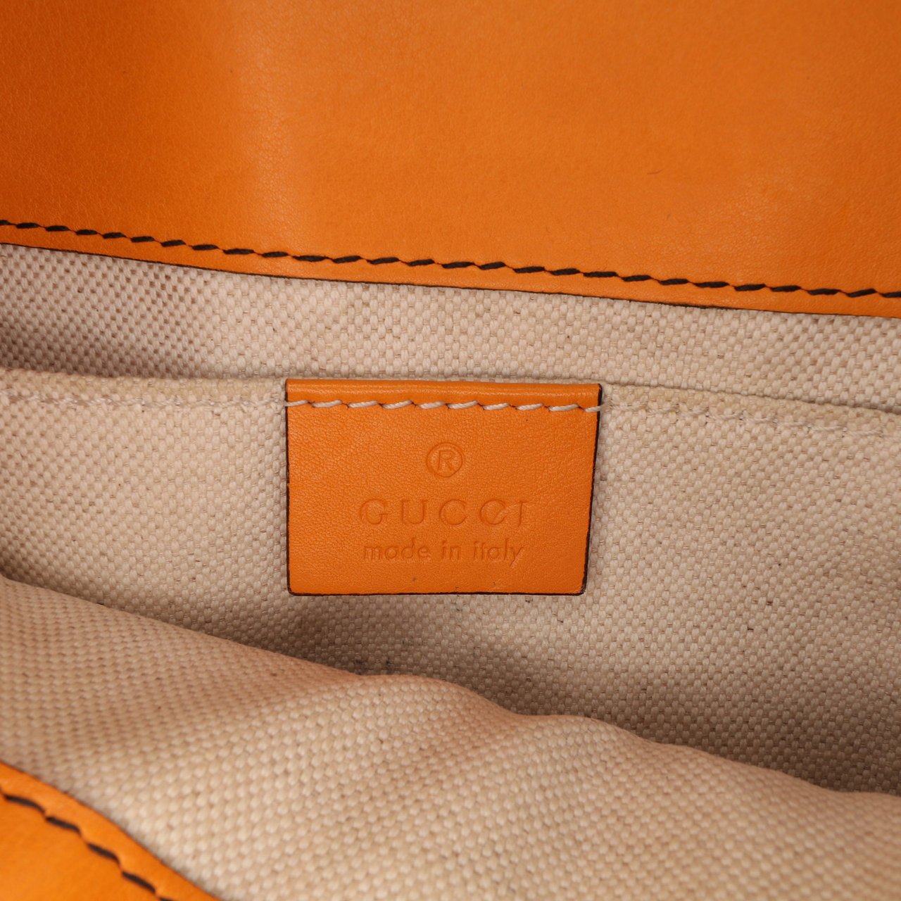 Gucci Small Guccissima Emily Shoulder Bag Oranje