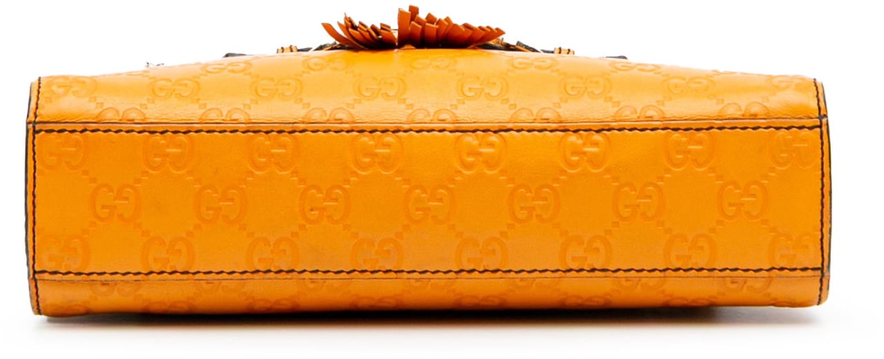 Gucci Small Guccissima Emily Shoulder Bag Oranje