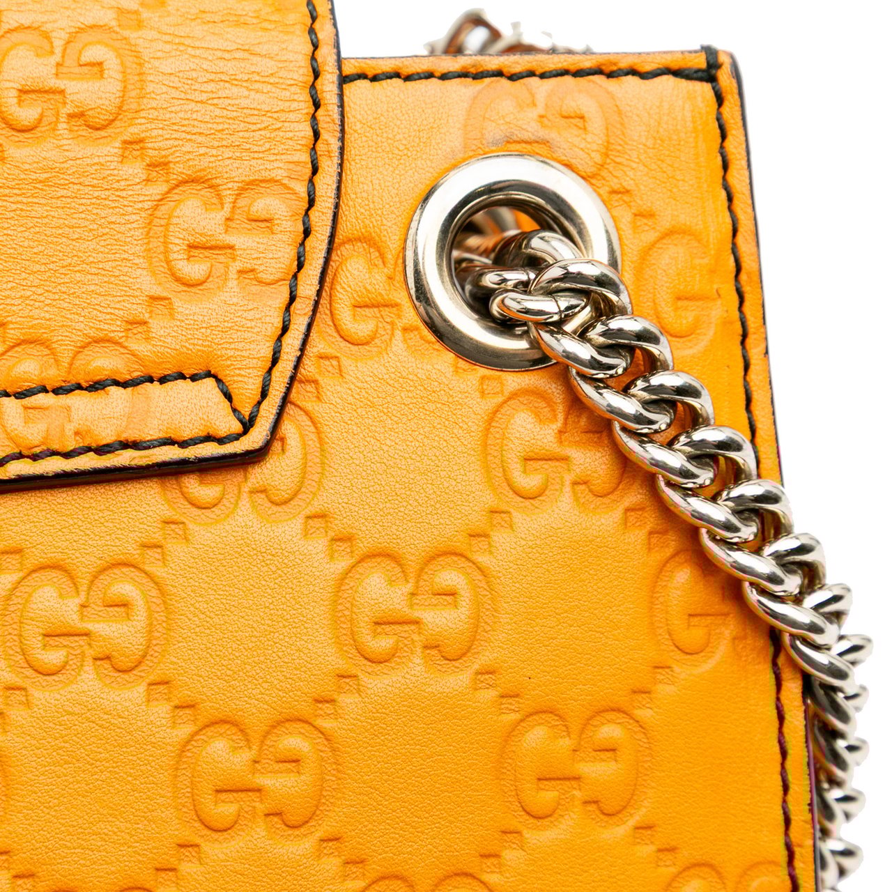Gucci Small Guccissima Emily Shoulder Bag Oranje