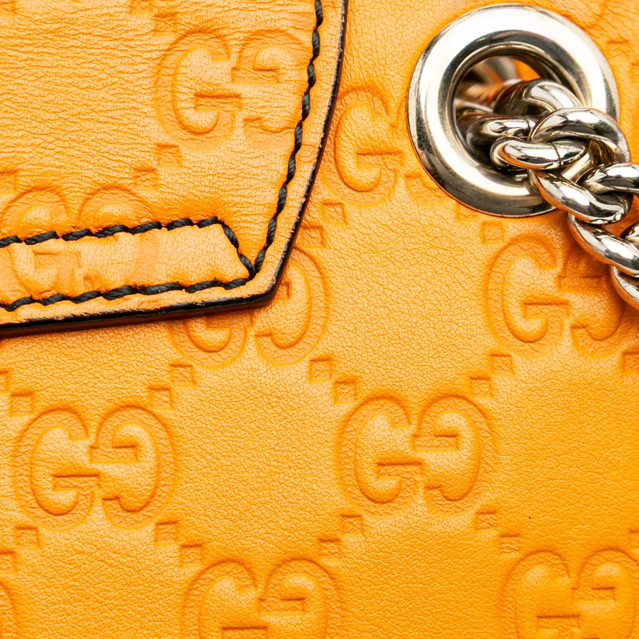 Gucci Small Guccissima Emily Shoulder Bag Oranje