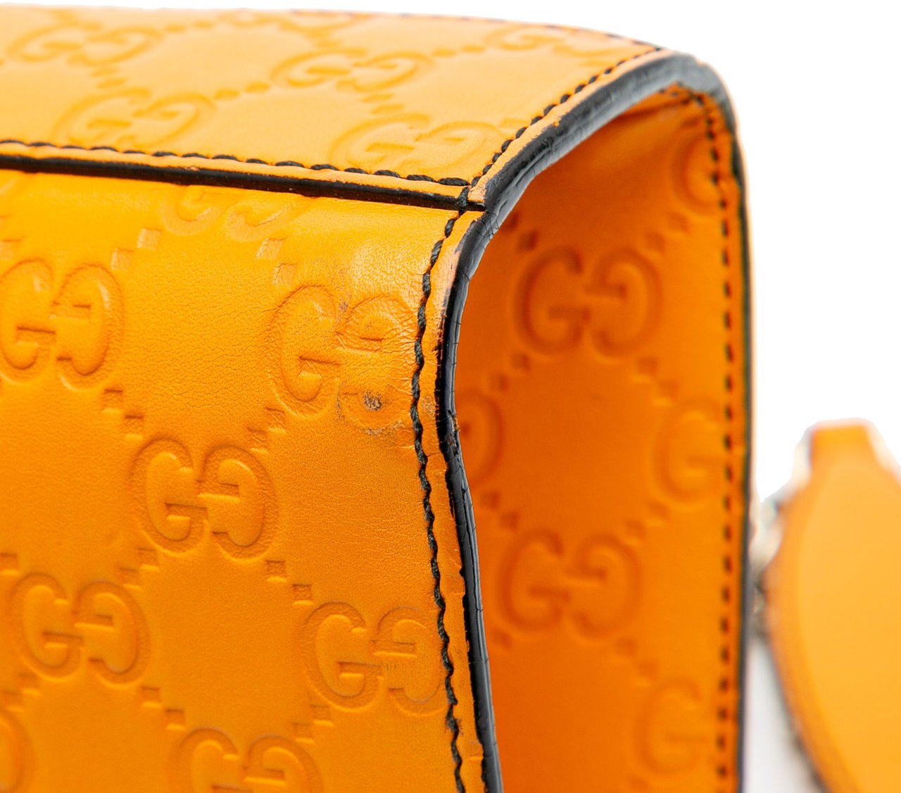 Gucci Small Guccissima Emily Shoulder Bag Oranje