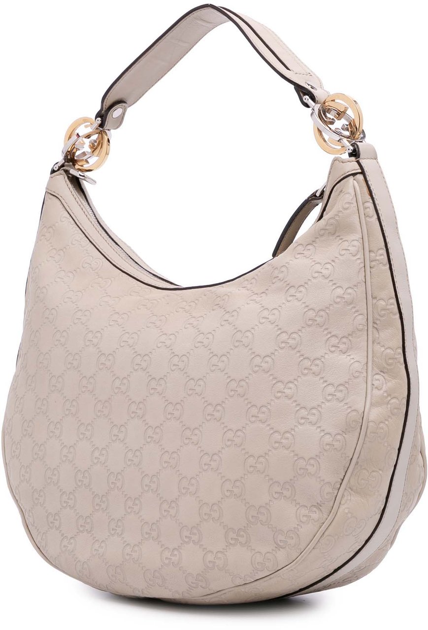Gucci Medium Guccissima Twins Hobo Bruin