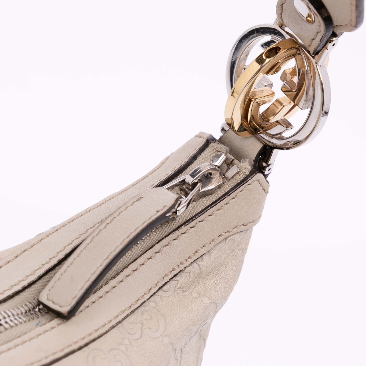 Gucci Medium Guccissima Twins Hobo Bruin