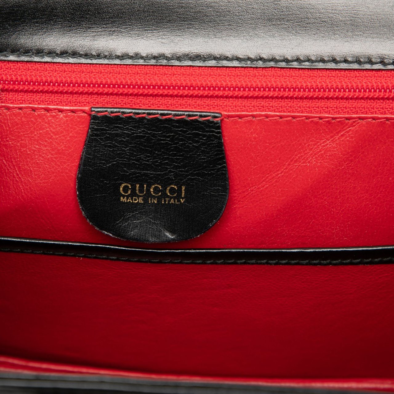 Gucci Calfskin Bamboo Night Zwart