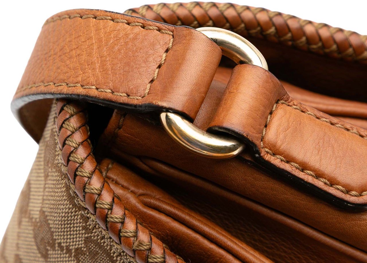 Gucci GG Canvas Marrakech Crossbody Bruin