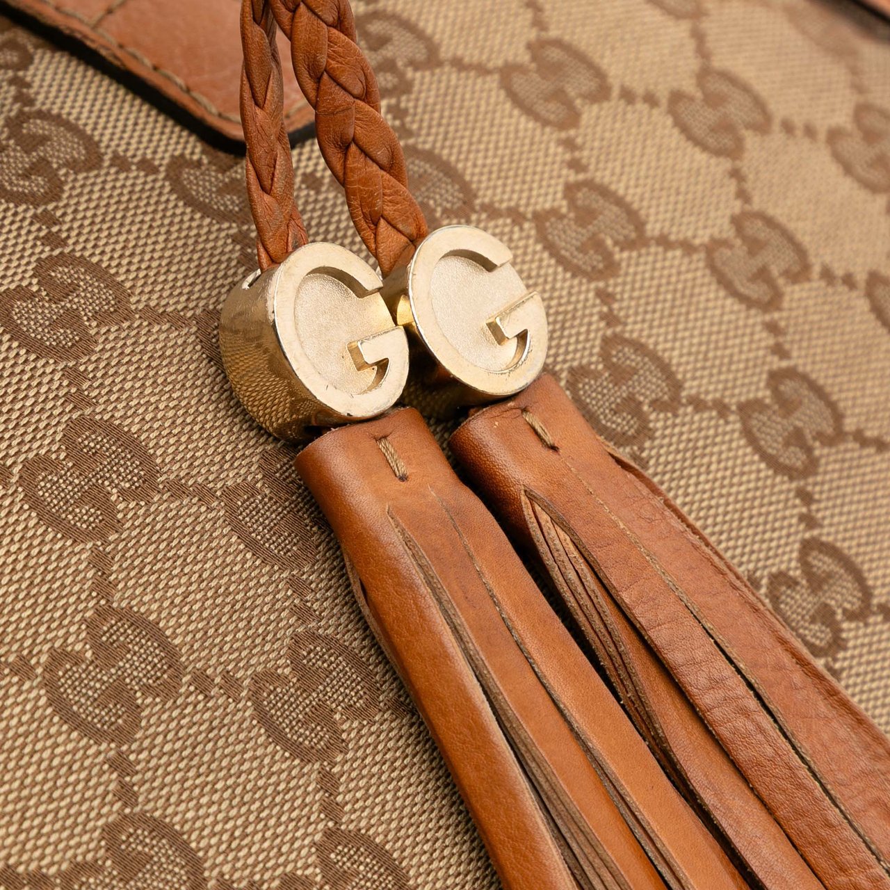 Gucci GG Canvas Marrakech Crossbody Bruin