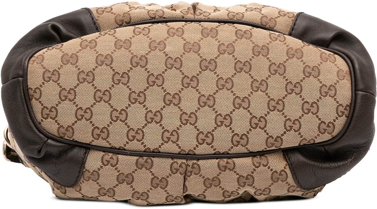 Gucci GG Canvas Sukey Satchel Bruin
