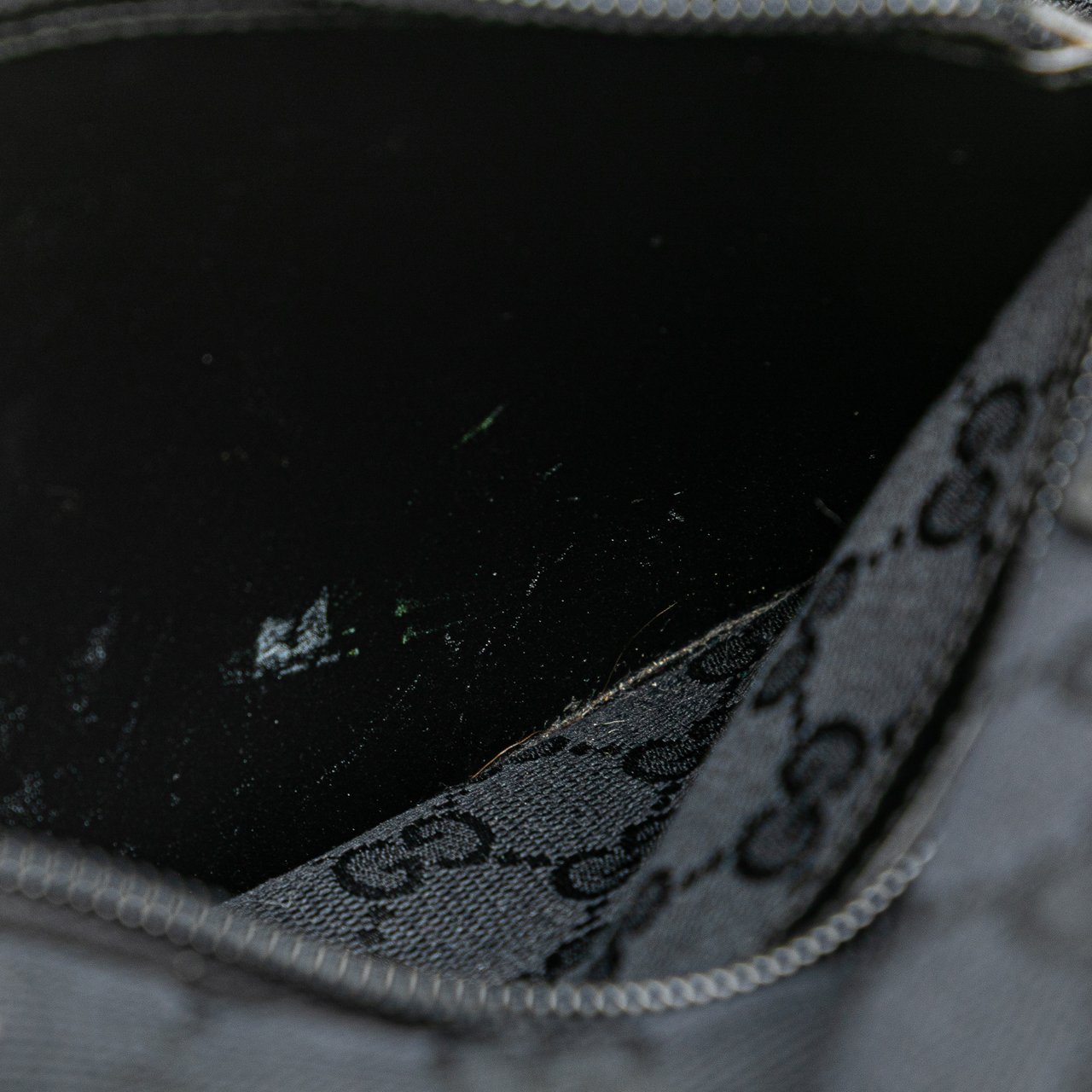Gucci GG Canvas Web Tote Zwart