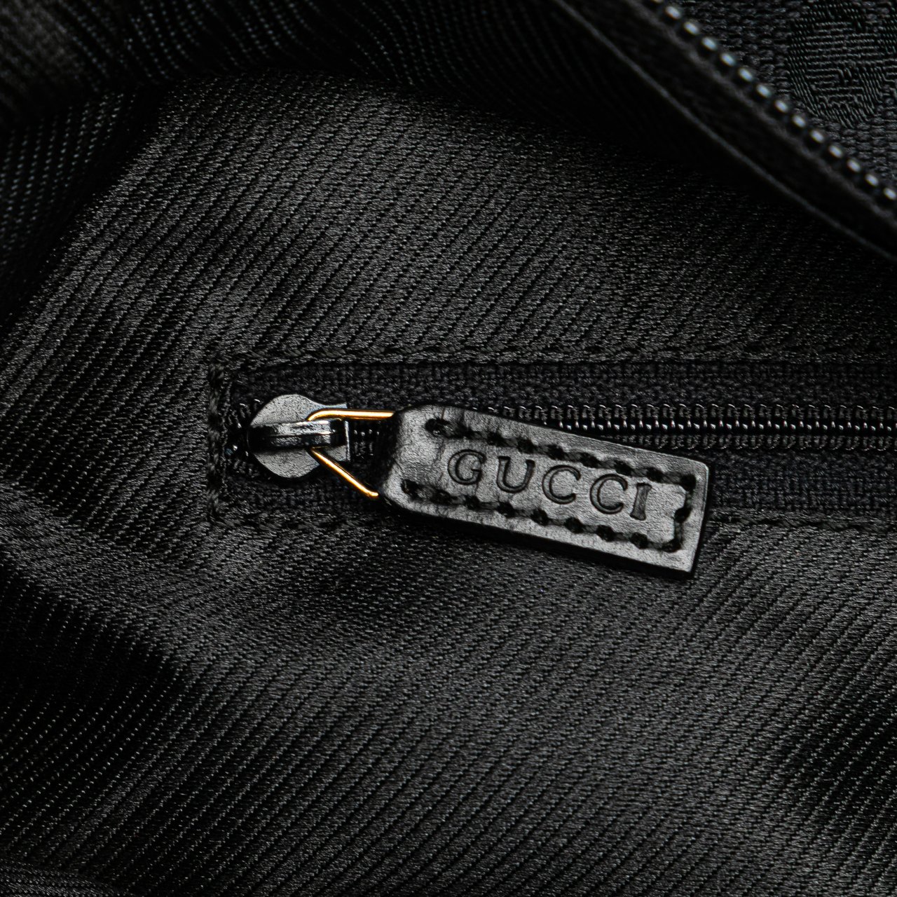 Gucci GG Canvas Web Tote Zwart