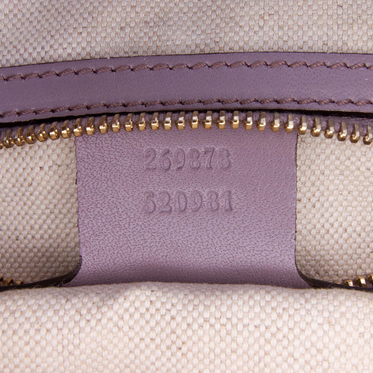 Gucci Guccissima Craft Tote Paars