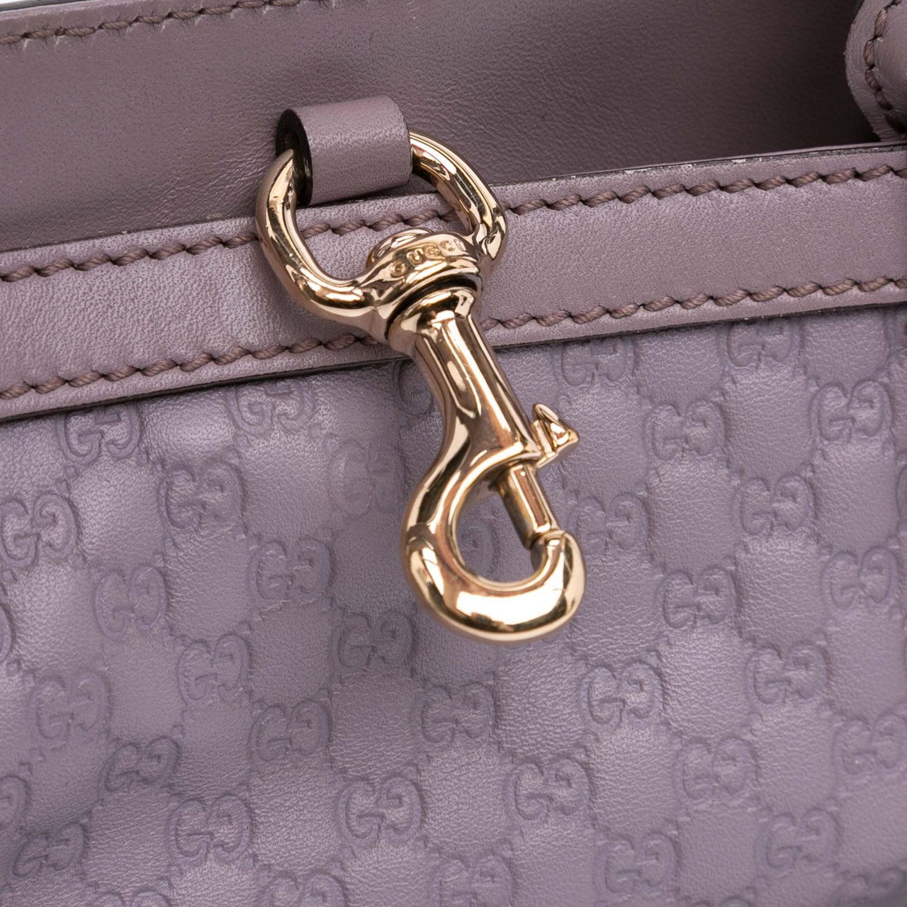 Gucci Guccissima Craft Tote Paars