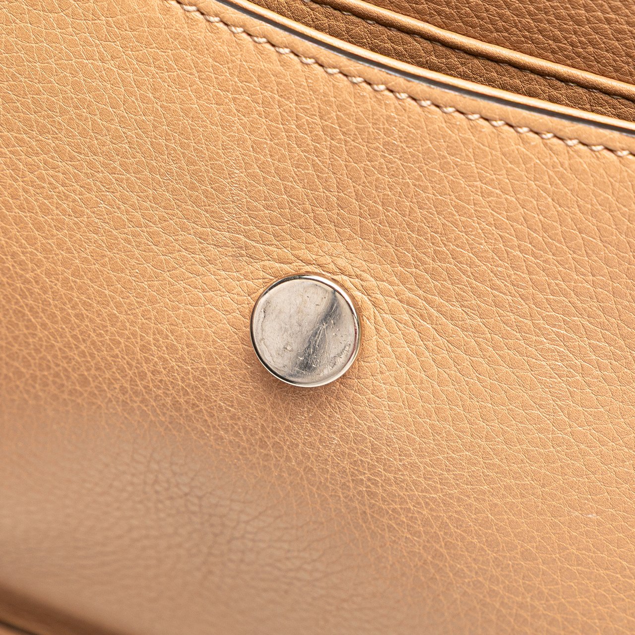 Gucci Medium Leather Bamboo Daily Crossbody Bruin